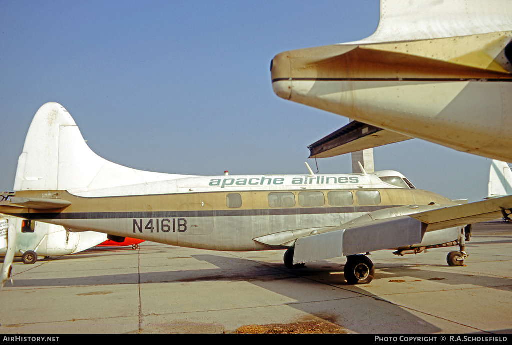 Aircraft Photo of N4161B | De Havilland D.H. 104 Dove 6BA | Apache Airlines | AirHistory.net #9215