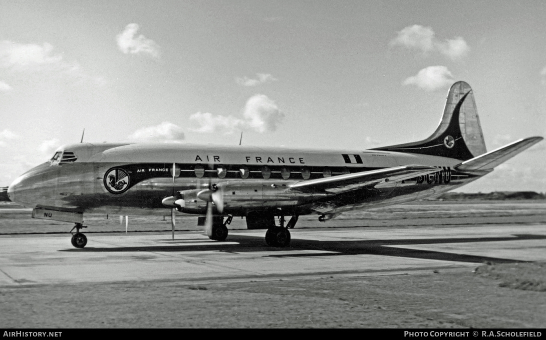Aircraft Photo of F-BGNU | Vickers 708 Viscount | Air France | AirHistory.net #9232