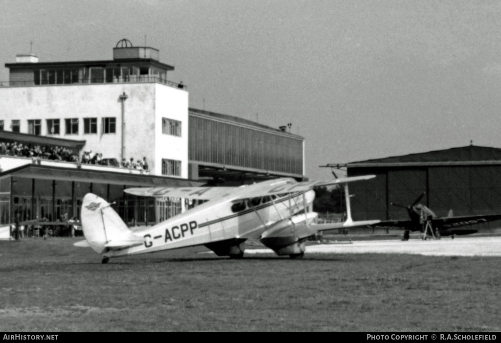 Aircraft Photo of G-ACPP | De Havilland D.H. 89 Dragon Rapide | Great Western & Southern Air Lines | AirHistory.net #9238