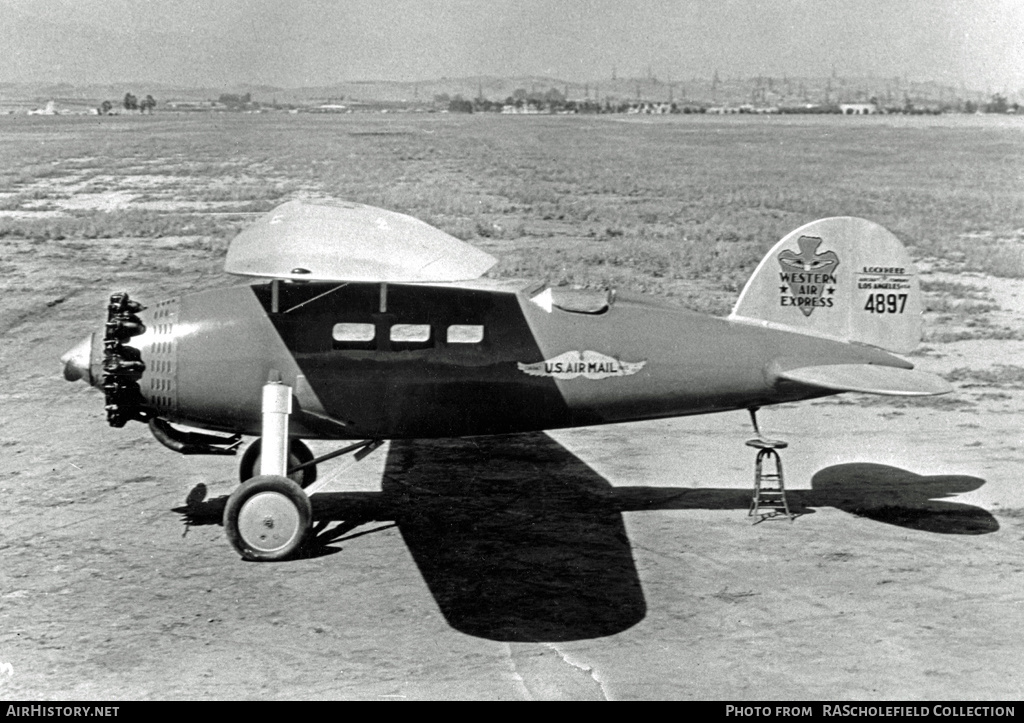 Aircraft Photo of NC4897 / 4897 | Lockheed 3 Air Express | Western Air Express | AirHistory.net #9243