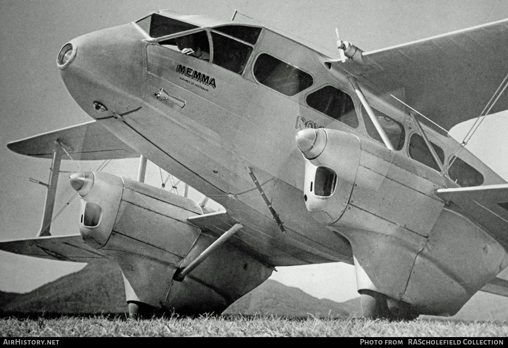 Aircraft Photo of VH-UFF | De Havilland D.H. 89 Dragon Rapide | Airlines of Australia | AirHistory.net #9246