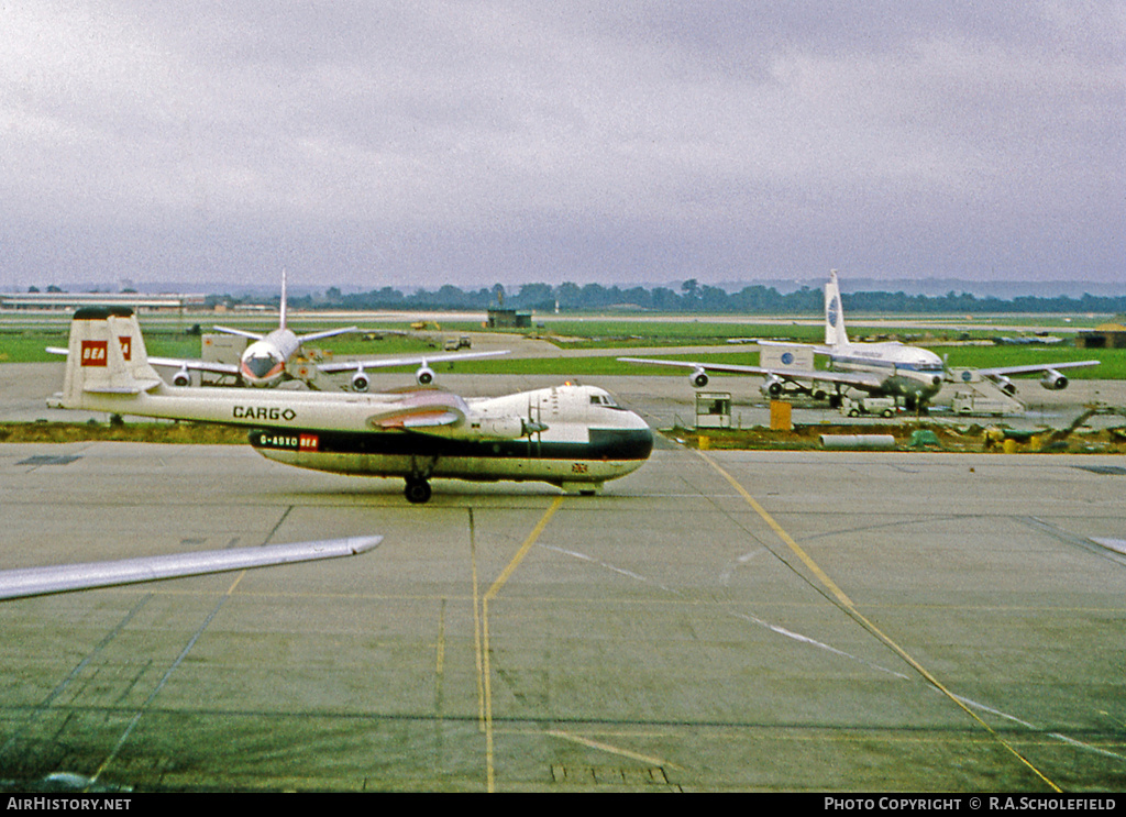 Aircraft Photo of G-ASXO | Armstrong Whitworth AW-650 Argosy 222 | BEA Cargo - British European Airways | AirHistory.net #9258