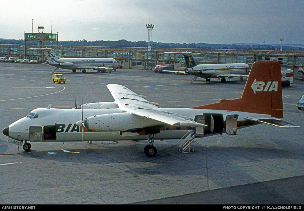 Aircraft Photo of G-AVEZ | Handley Page HPR-7 Herald 210 | British Island Airways - BIA | AirHistory.net #9269