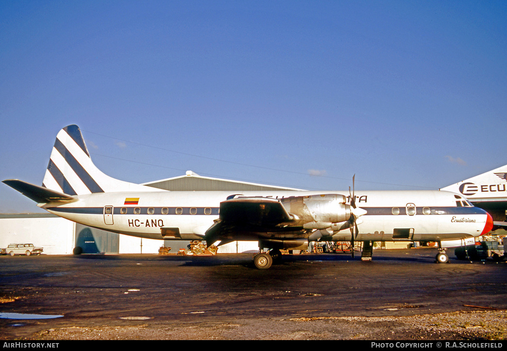 Aircraft Photo of HC-ANQ | Lockheed L-188A Electra | Ecuatoriana | AirHistory.net #9279