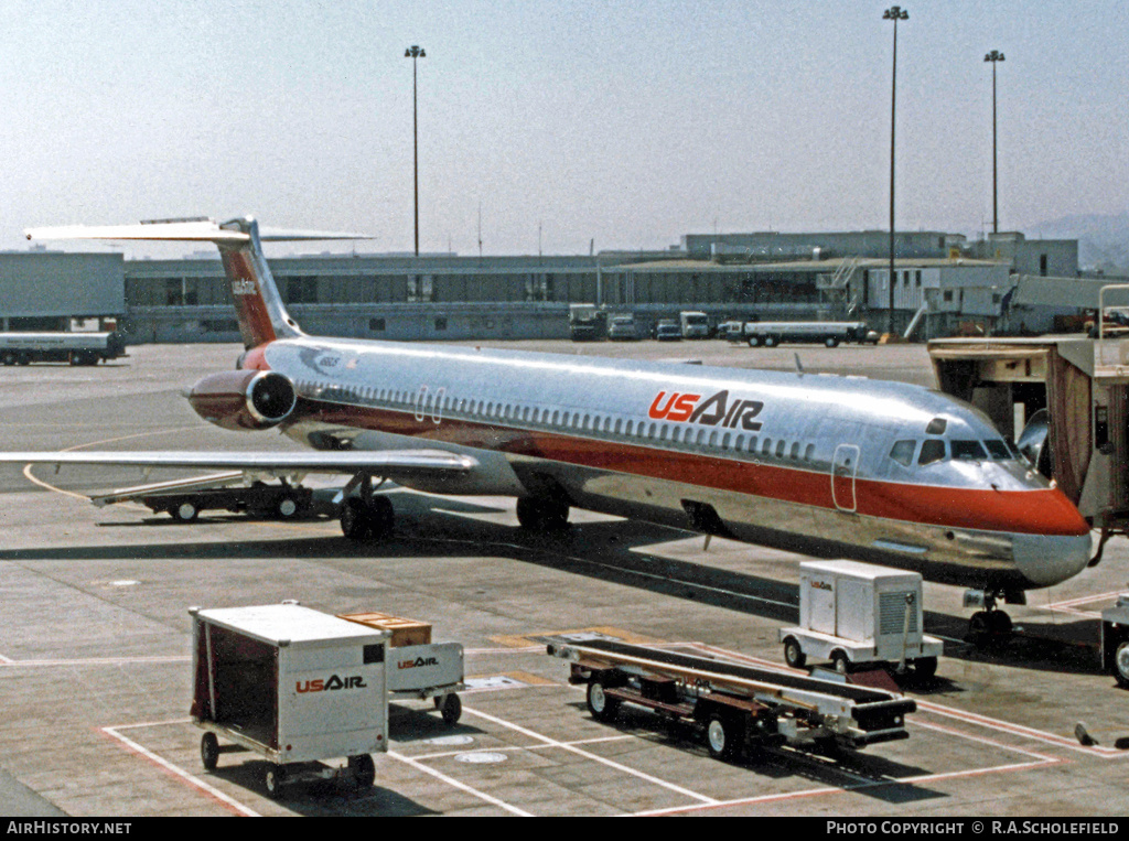 Aircraft Photo of N816US | McDonnell Douglas MD-82 (DC-9-82) | USAir | AirHistory.net #9300