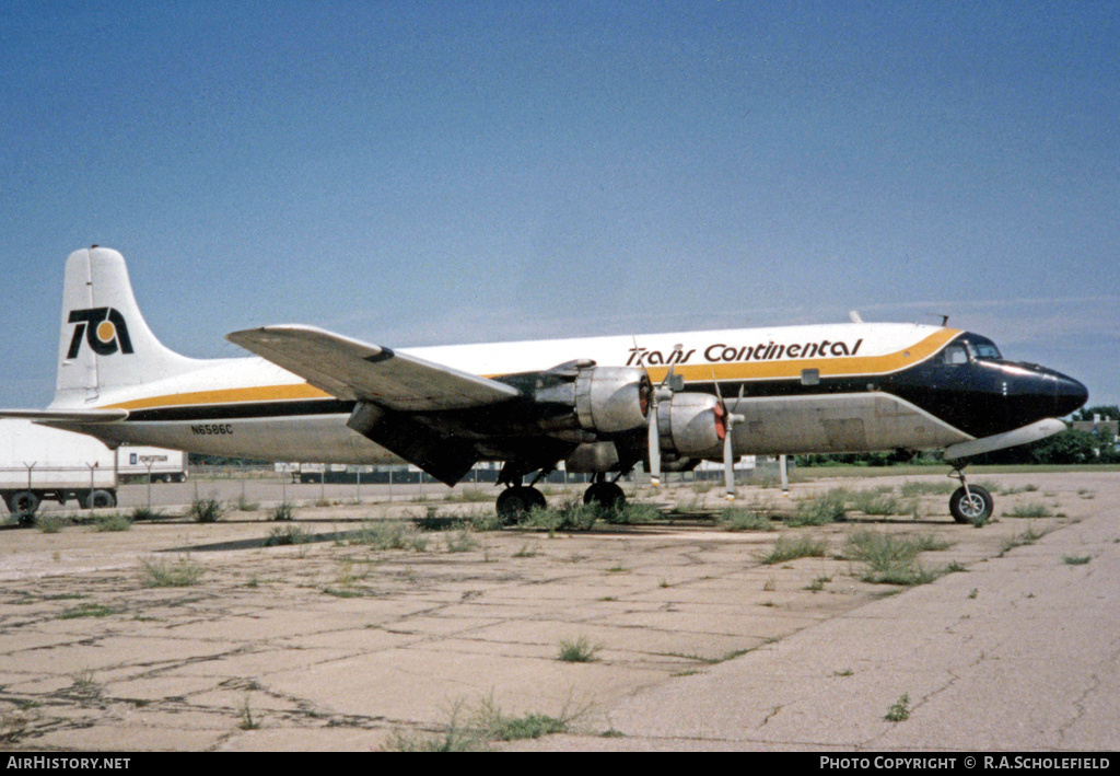 Aircraft Photo of N6586C | Douglas DC-6B(F) | Trans Continental Airlines | AirHistory.net #9302