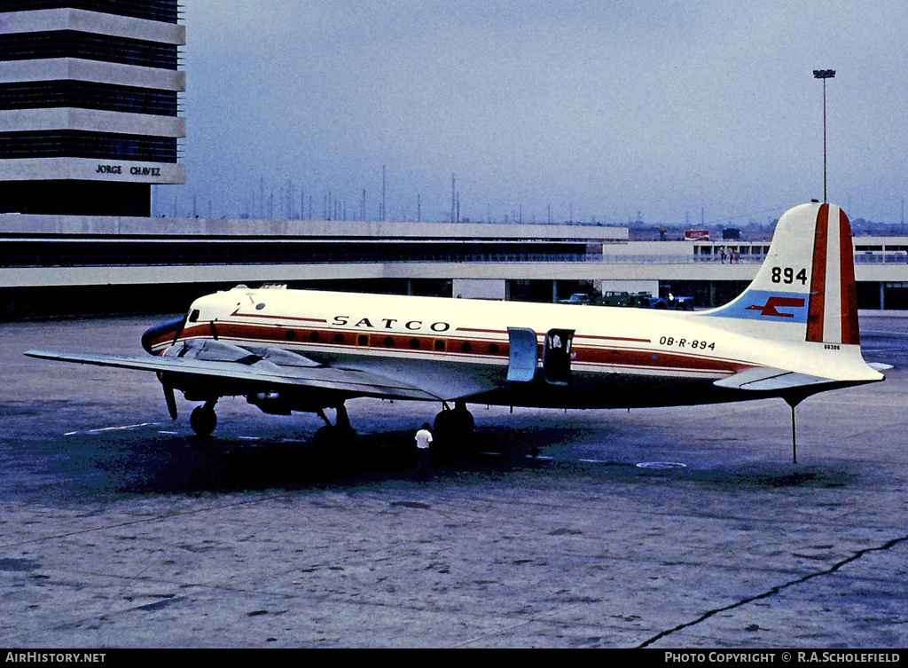 Aircraft Photo of OB-R-894 | Douglas C-54D Skymaster | SATCO - Servicio Aéreo de Transportes Comerciales | AirHistory.net #9313