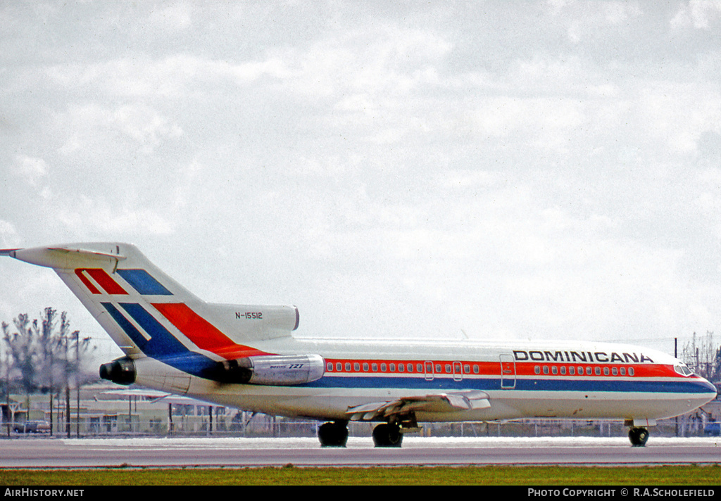 Aircraft Photo of N15512 | Boeing 727-51C | Dominicana | AirHistory.net #9315