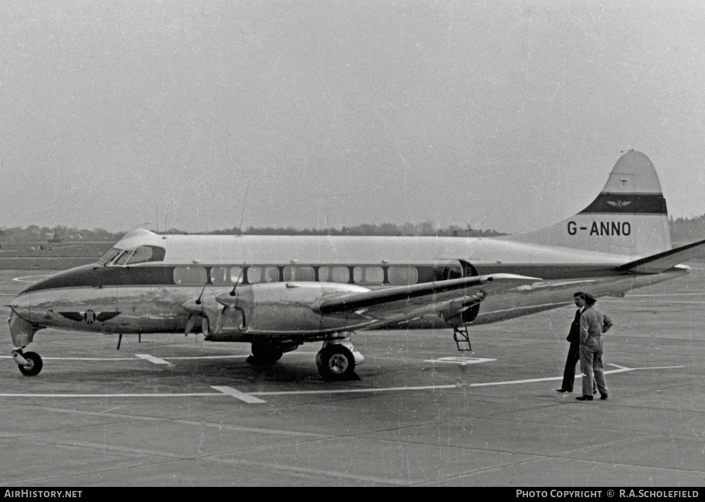 Aircraft Photo of G-ANNO | De Havilland D.H. 114 Heron 1B | Vickers-Armstrong | AirHistory.net #9321