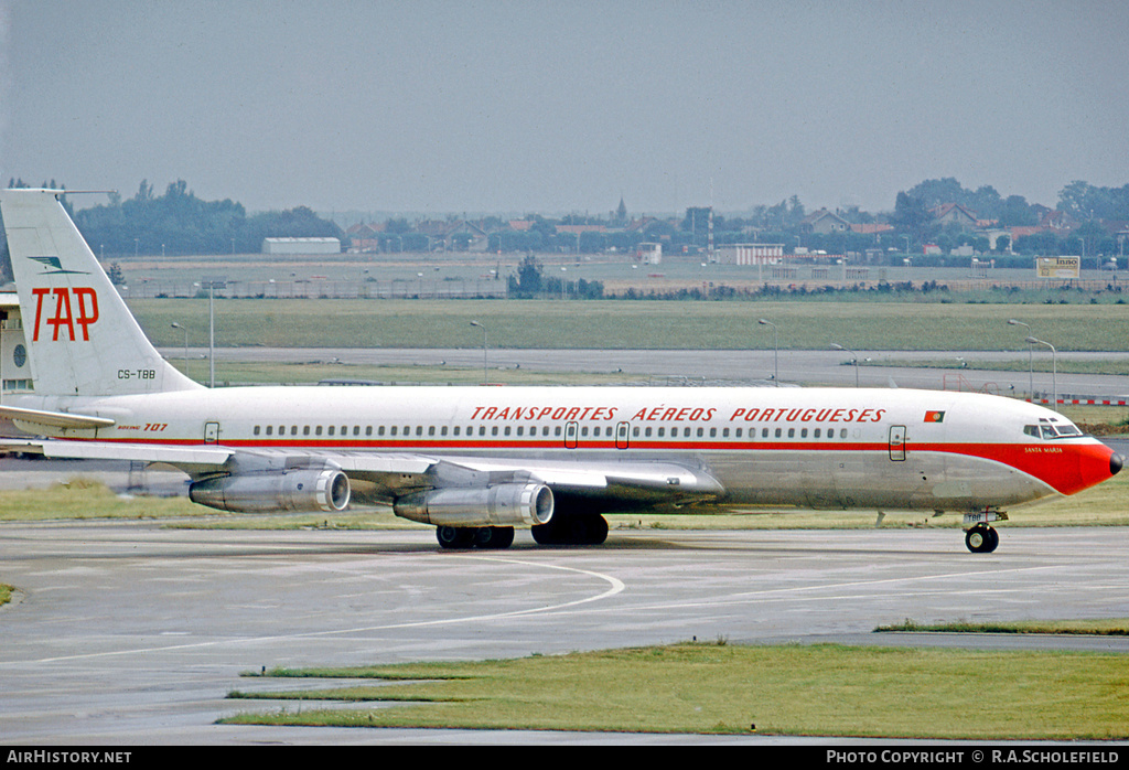 Aircraft Photo of CS-TBB | Boeing 707-382B | TAP - Transportes Aéreos Portugueses | AirHistory.net #9324