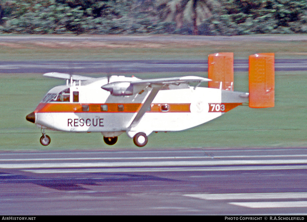 Aircraft Photo of 703 | Short SC.7 Skyvan 3M-400 | Singapore - Air Force | AirHistory.net #9331