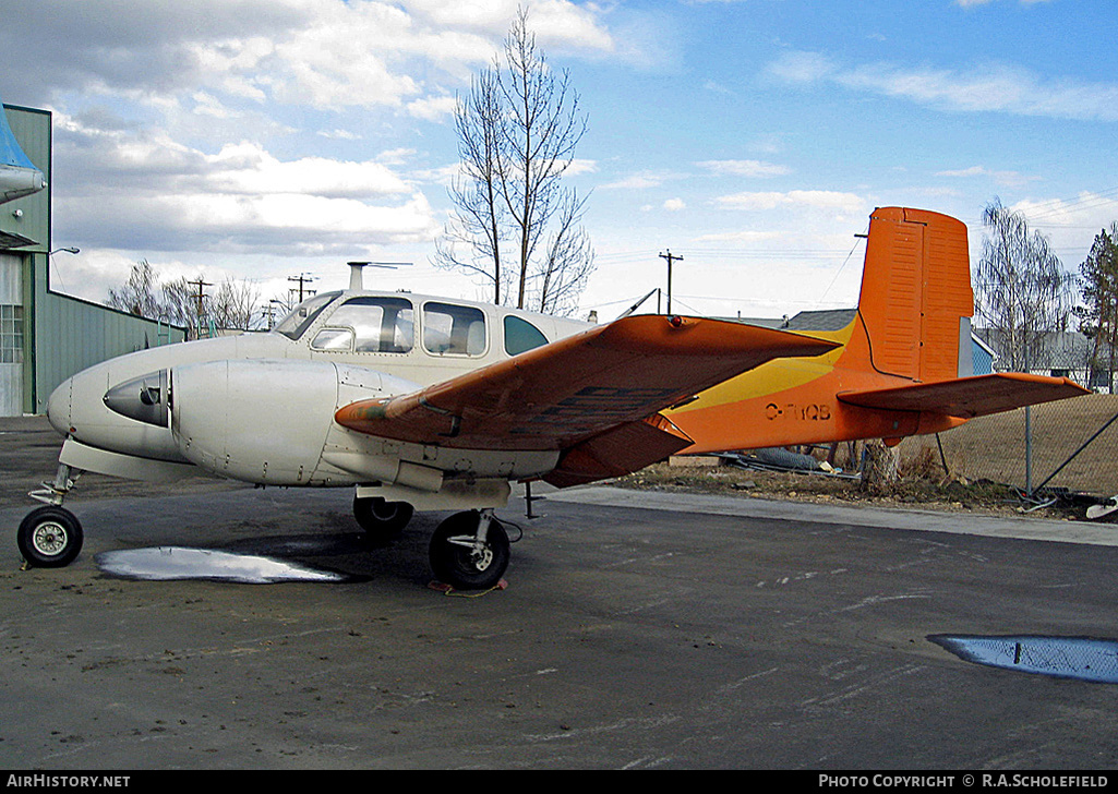 Aircraft Photo of C-FRQB | Beech C50 Twin Bonanza | AirHistory.net #9344