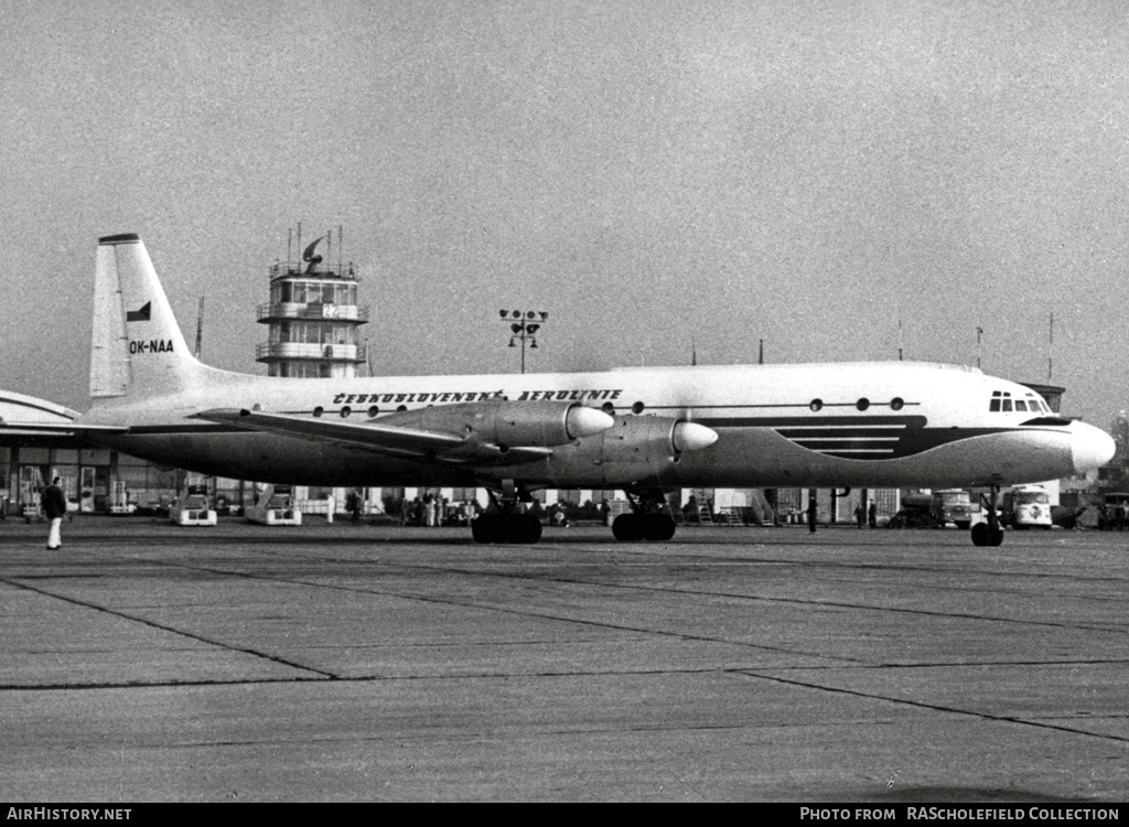 Aircraft Photo of OK-NAA | Ilyushin Il-18B | ČSA - Československé Aerolinie - Czechoslovak Airlines | AirHistory.net #9368