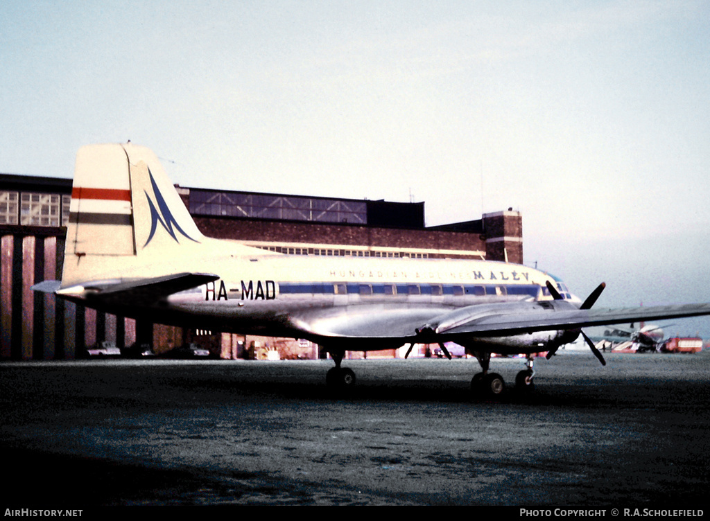 Aircraft Photo of HA-MAD | Ilyushin Il-14P | Malév - Hungarian Airlines | AirHistory.net #9373