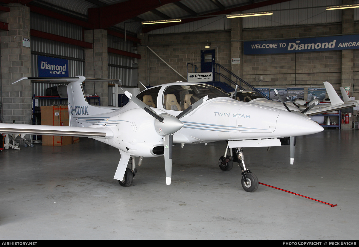 Aircraft Photo of G-CDXK | Diamond DA42 Twin Star | AirHistory.net #9390