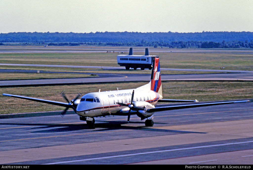 Aircraft Photo of N749AV | British Aerospace BAe-748 Srs2B/FAA | Air Virginia | AirHistory.net #9403