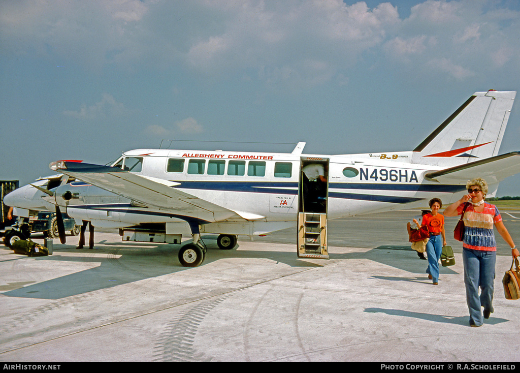 Aircraft Photo of N496HA | Beech B99 Airliner | Allegheny Commuter | AirHistory.net #9412