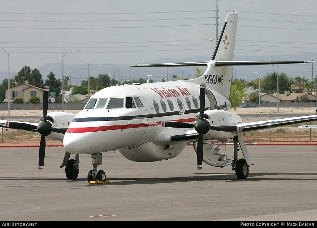 Aircraft Photo of N920AE | British Aerospace BAe-3212 Jetstream Super 31 | Vision Air | AirHistory.net #9435