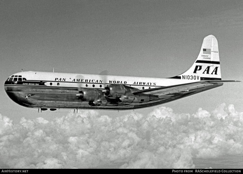 Aircraft Photo of N1030V | Boeing 377-10-26 Stratocruiser | Pan American World Airways - PAA | AirHistory.net #9473