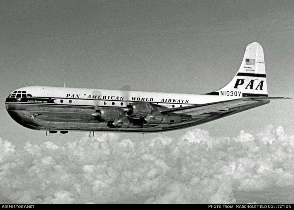 Aircraft Photo of N1030V | Boeing 377-10-26 Stratocruiser | Pan American World Airways - PAA | AirHistory.net #9473