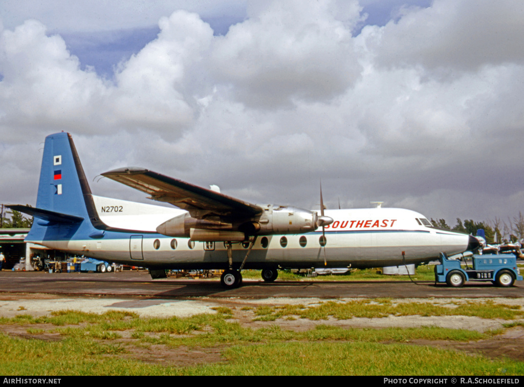 Aircraft Photo of N2702 | Fairchild F-27 | Southeast Airlines | AirHistory.net #9483