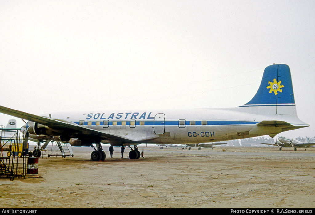 Aircraft Photo of CC-CDH | Douglas DC-6B | Solastral | AirHistory.net #9495