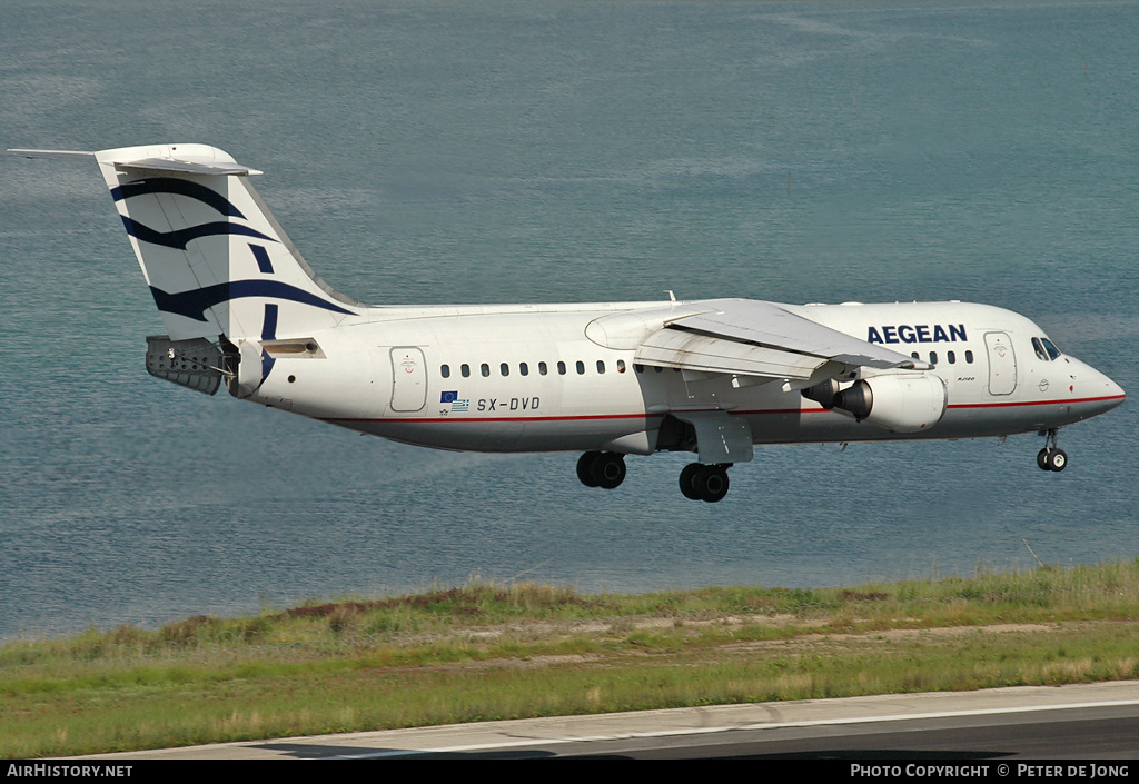 Aircraft Photo of SX-DVD | British Aerospace Avro 146-RJ100 | Aegean Airlines | AirHistory.net #9512
