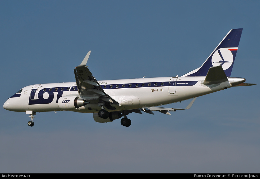 Aircraft Photo of SP-LIB | Embraer 175LR (ERJ-170-200LR) | LOT Polish Airlines - Polskie Linie Lotnicze | AirHistory.net #9513