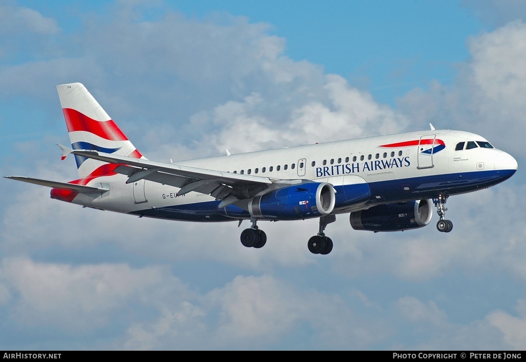 Aircraft Photo of G-EUPN | Airbus A319-131 | British Airways | AirHistory.net #9519