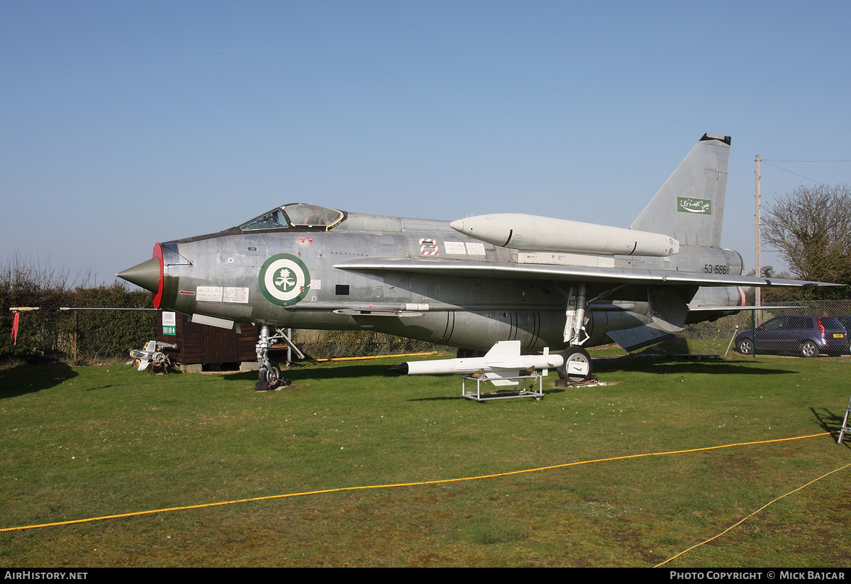 Aircraft Photo of 53-686 | English Electric Lightning F53 | Saudi Arabia - Air Force | AirHistory.net #9541