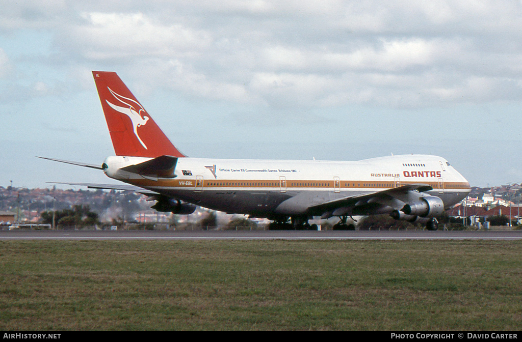 Aircraft Photo of VH-EBL | Boeing 747-238B | Qantas | AirHistory.net #9548