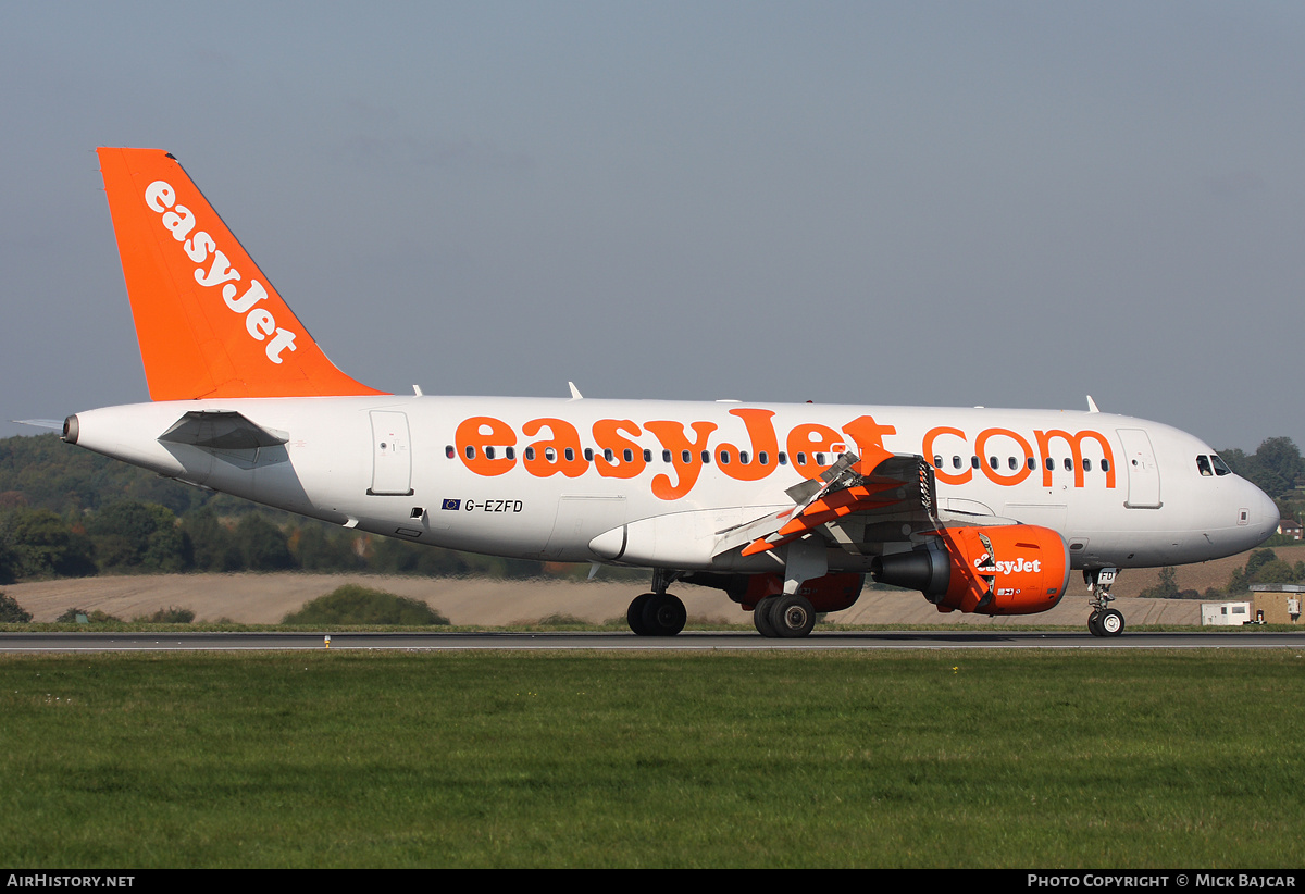 Aircraft Photo of G-EZFD | Airbus A319-111 | EasyJet | AirHistory.net #9561