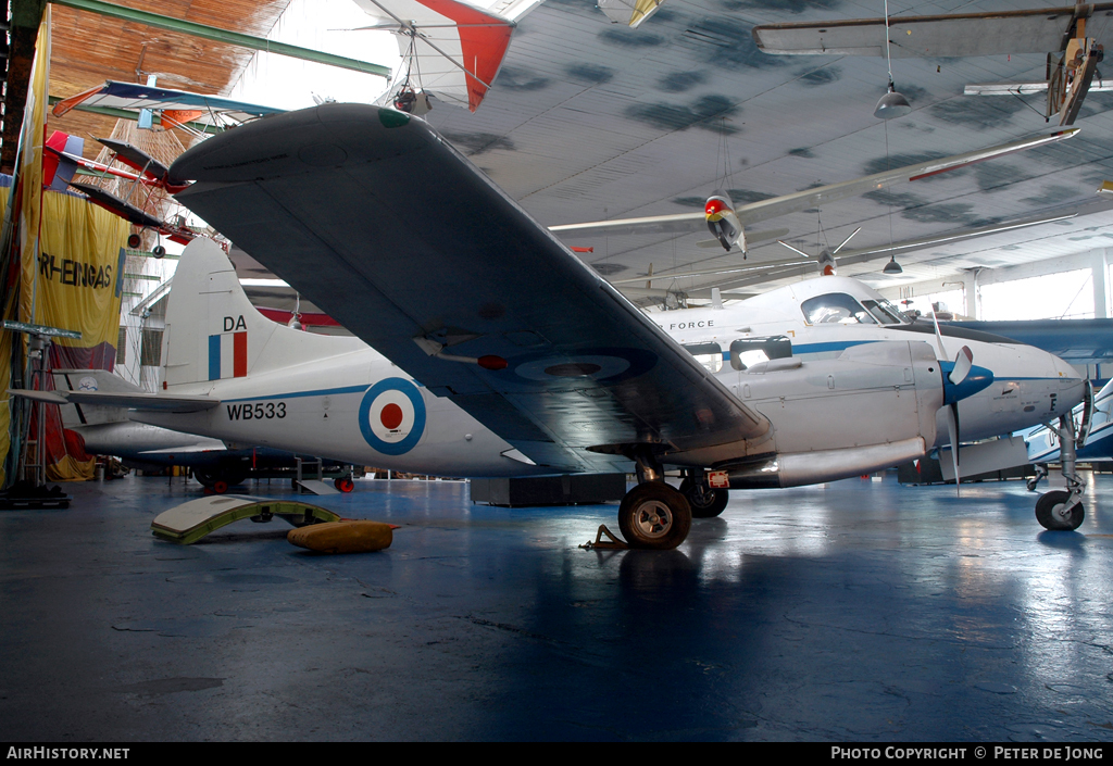 Aircraft Photo of WB533 | De Havilland D.H. 104 Devon C2 | UK - Air Force | AirHistory.net #9567