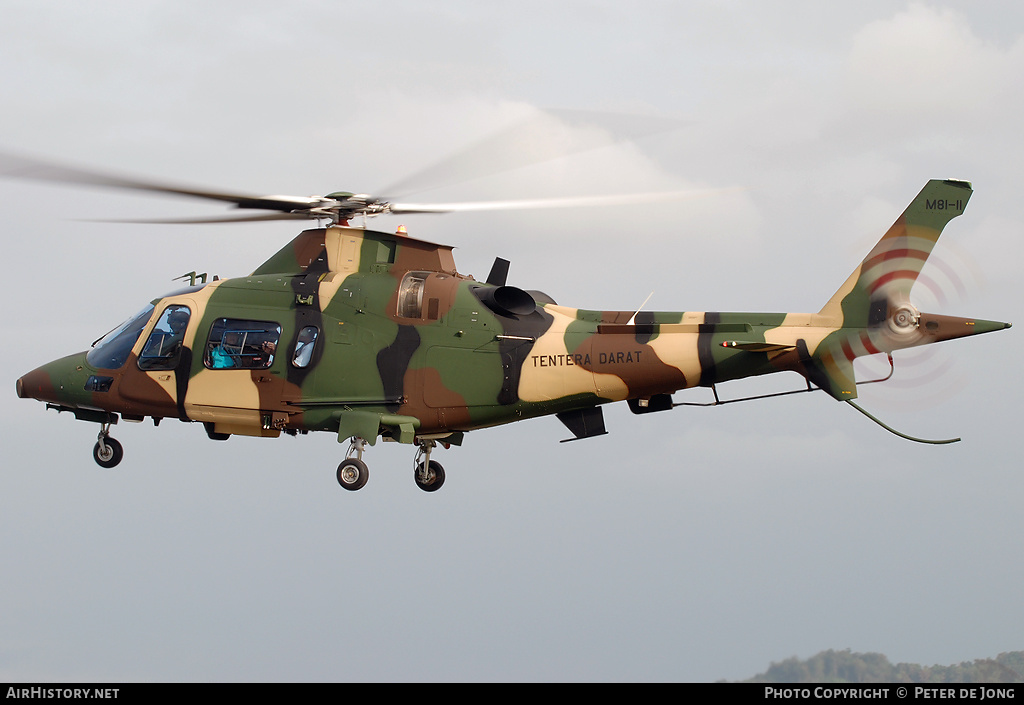 Aircraft Photo of M81-11 | Agusta A-109E LUH | Malaysia - Army | AirHistory.net #9581