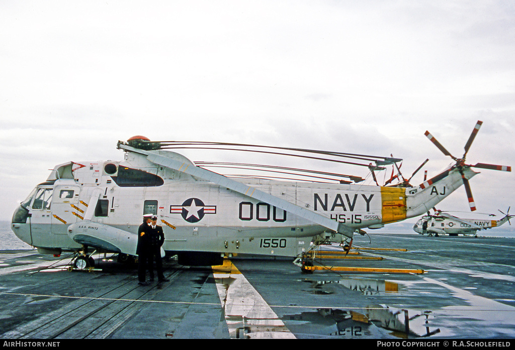 Aircraft Photo of 151550 / 1550 | Sikorsky UH-3H Sea King (S-61B) | USA - Navy | AirHistory.net #9585