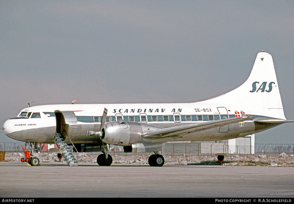 Aircraft Photo of SE-BSX | Convair 440-75 Metropolitan | Scandinavian Airlines - SAS | AirHistory.net #9588