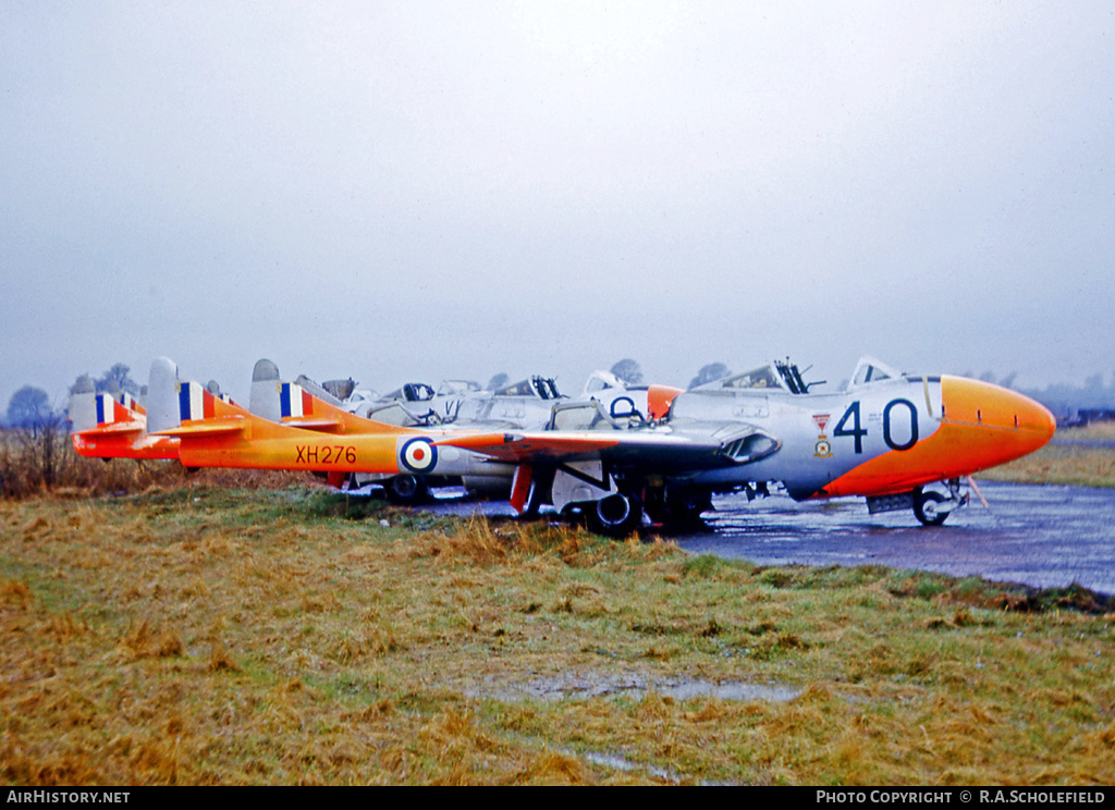 Aircraft Photo of XH276 | De Havilland D.H. 115 Vampire T11 | UK - Air Force | AirHistory.net #9592