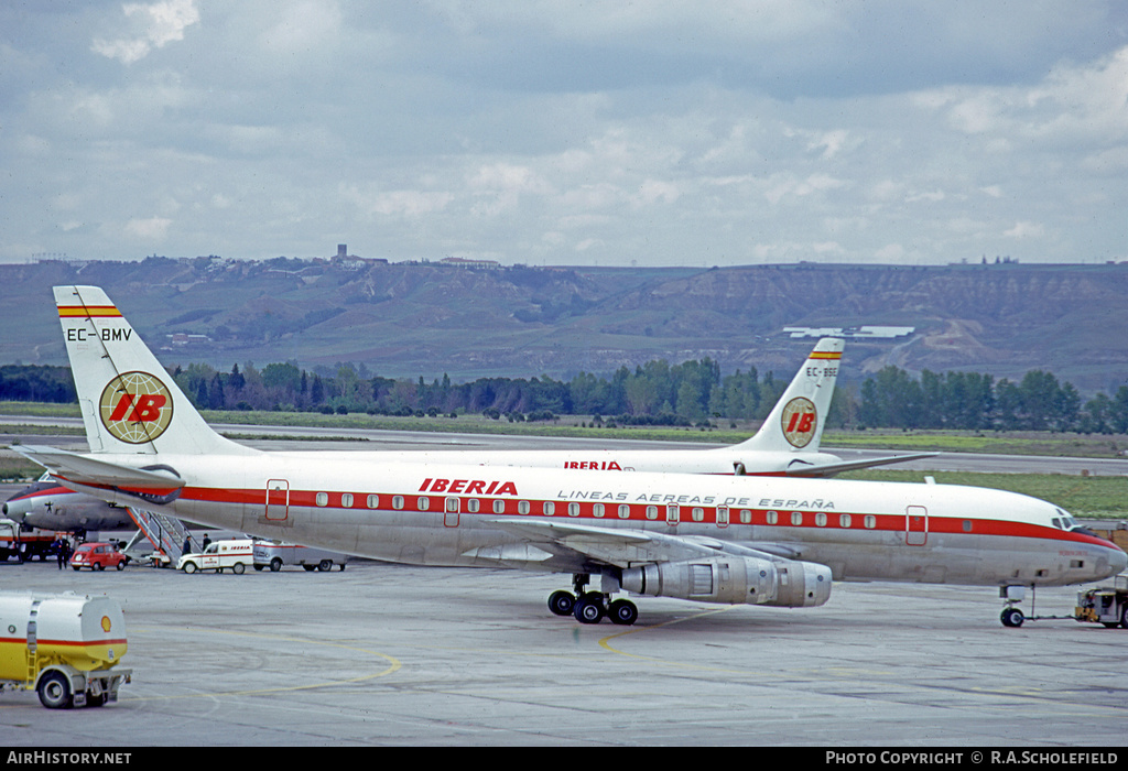 Aircraft Photo of EC-BMV | McDonnell Douglas DC-8-55(F) | Iberia | AirHistory.net