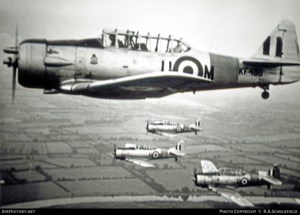 Aircraft Photo of KF466 | North American AT-16 Harvard IIB | UK - Air Force | AirHistory.net #9602