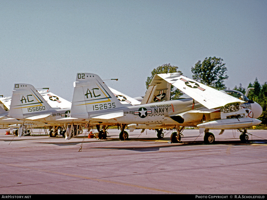Aircraft Photo of 152635 | Grumman A-6E Intruder (G-128/A2F-1) | USA - Navy | AirHistory.net #9619