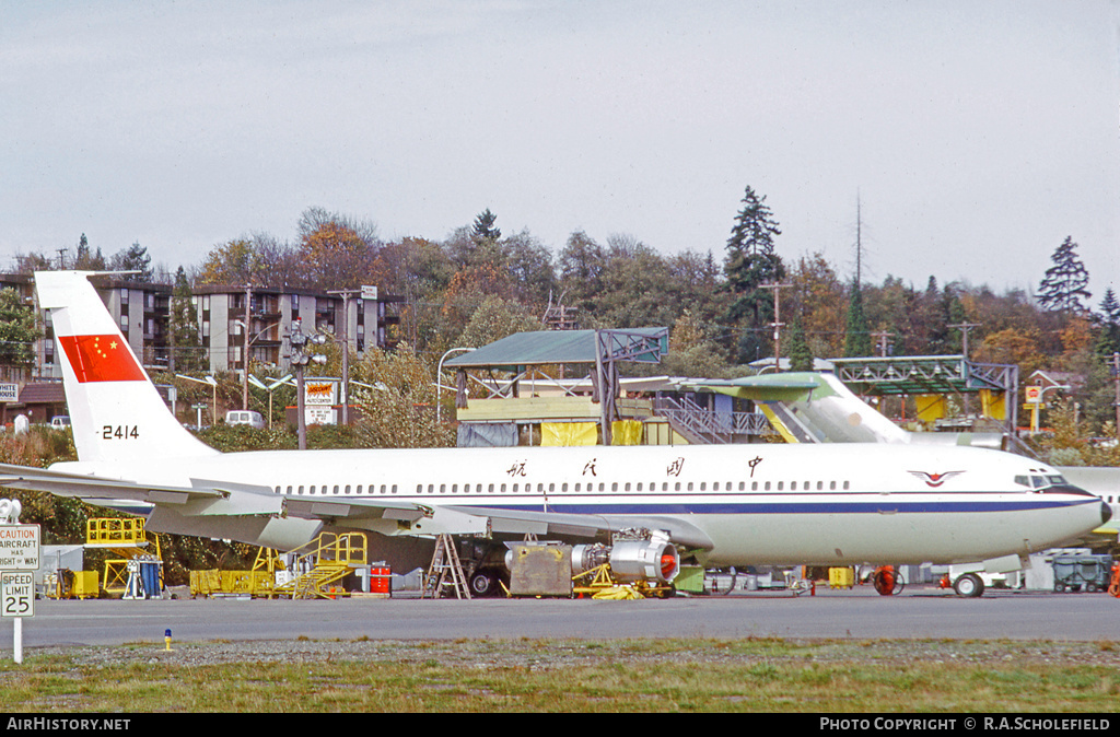 Aircraft Photo of 2414 | Boeing 707-3J6C | CAAC - Civil Aviation Administration of China | AirHistory.net #9625