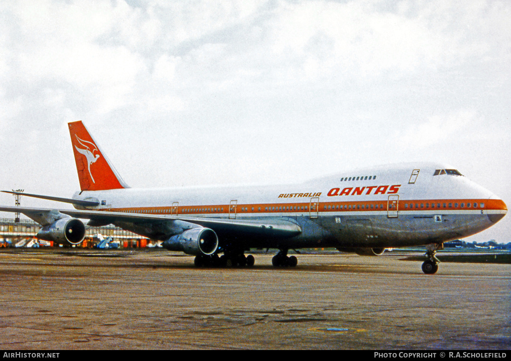 Aircraft Photo of VH-EBG | Boeing 747-238B | Qantas | AirHistory.net #9664