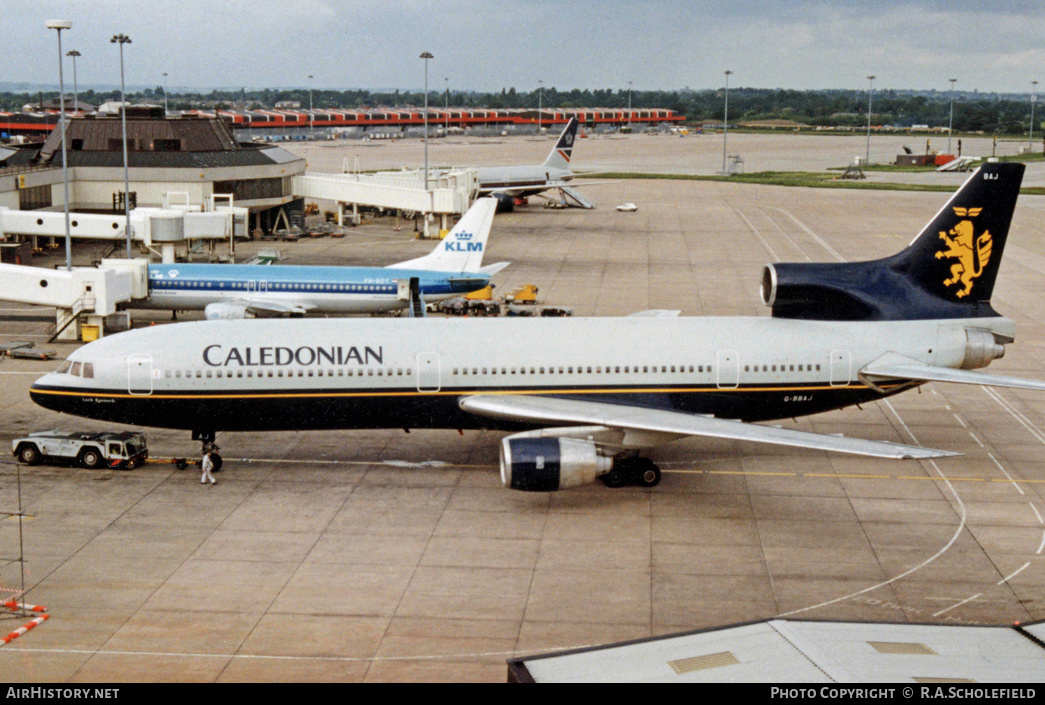 Aircraft Photo of G-BBAJ | Lockheed L-1011-385-1-14 TriStar 100 | Caledonian Airways | AirHistory.net #9678
