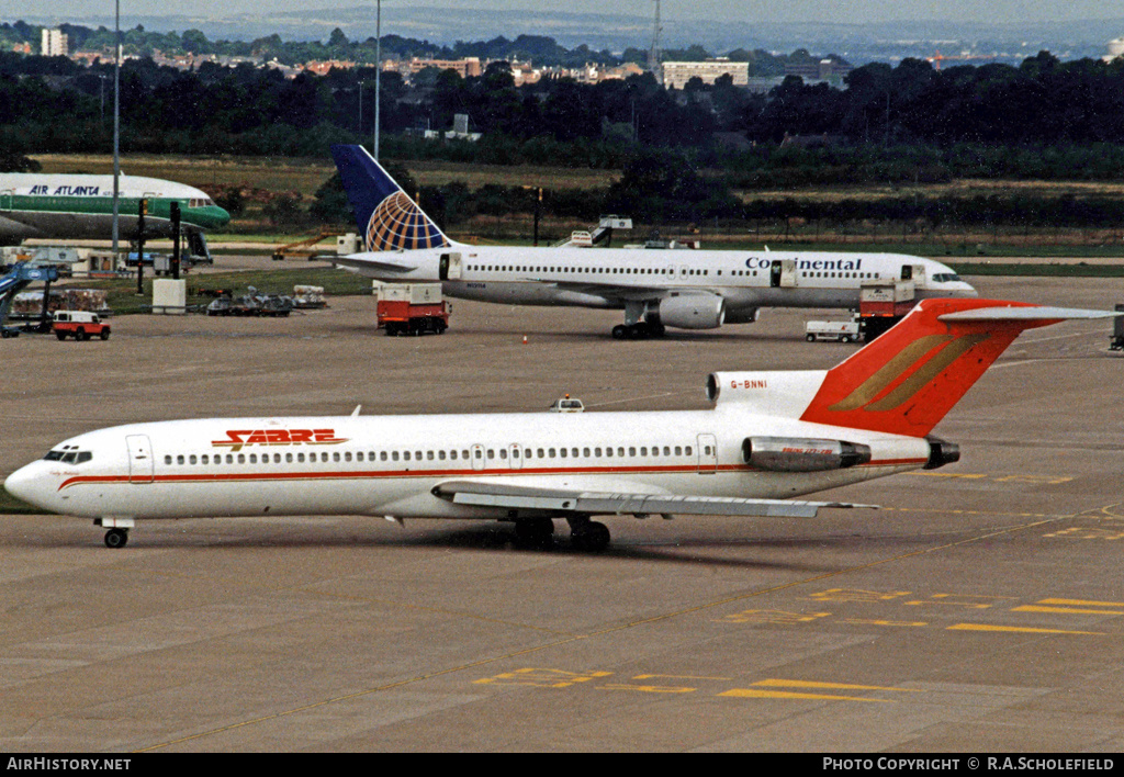 Aircraft Photo of G-BNNI | Boeing 727-276/Adv | Sabre Airways | AirHistory.net #9679