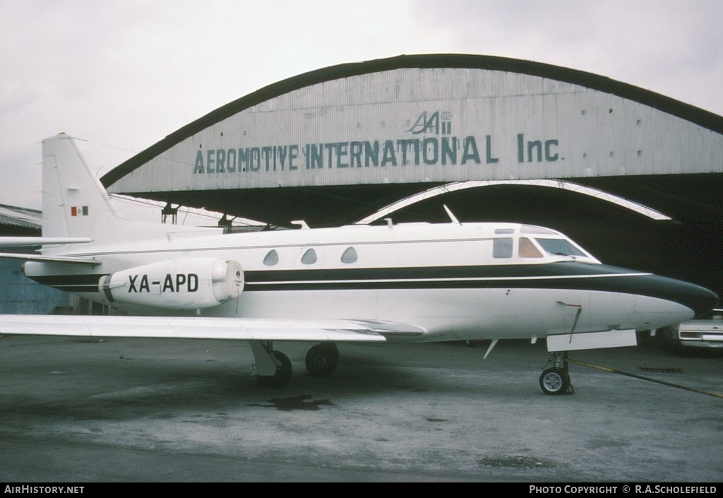 Aircraft Photo of XA-APD | North American Rockwell NA-282 Sabreliner 40A | AirHistory.net #9702