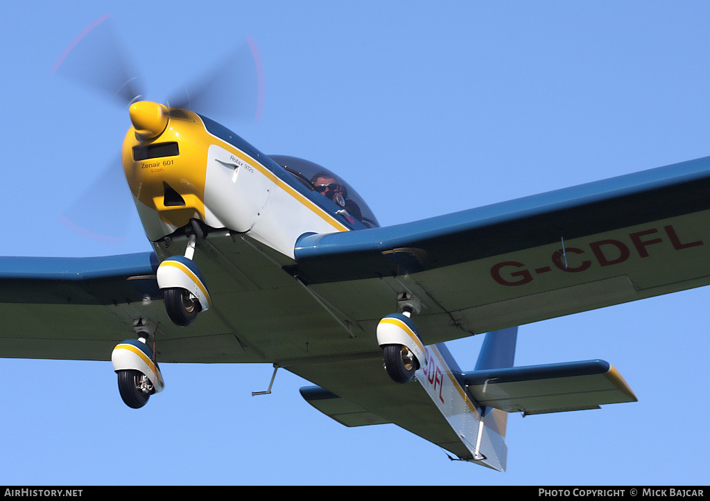 Aircraft Photo of G-CDFL | Zenair CH-601 UL Zodiac | AirHistory.net #9723
