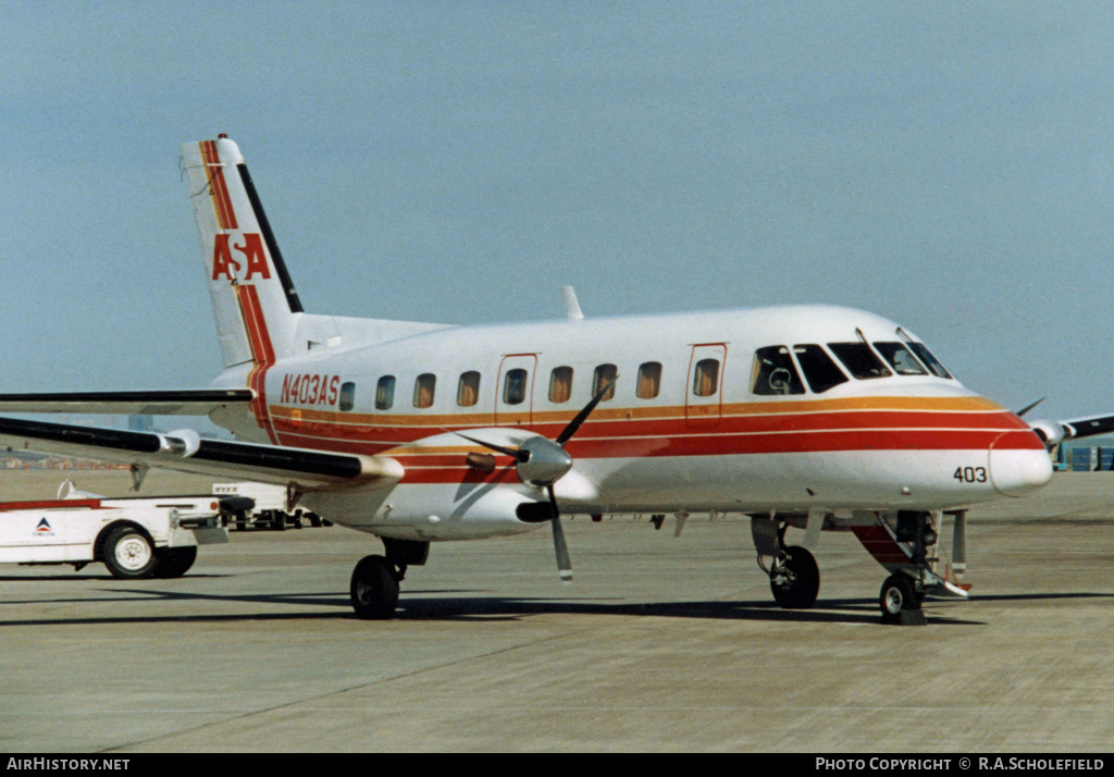 Aircraft Photo of N403AS | Embraer EMB-110 Bandeirante | ASA - Atlantic Southeast Airlines | AirHistory.net #9738