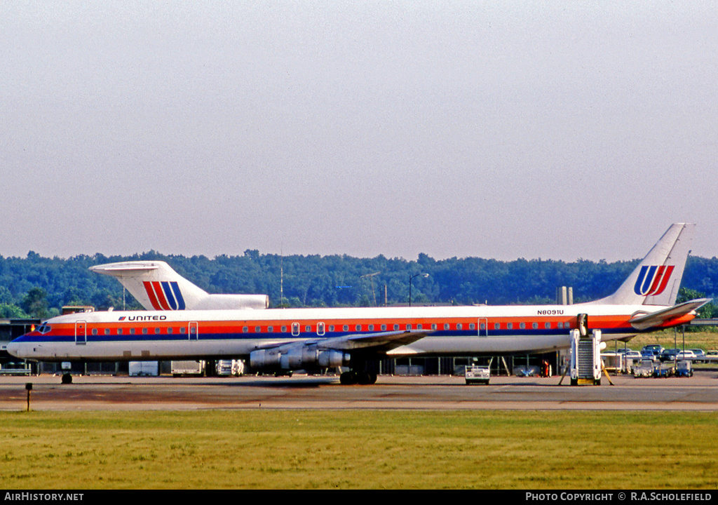 Aircraft Photo of N8091U | McDonnell Douglas DC-8-61 | United Airlines | AirHistory.net #9740