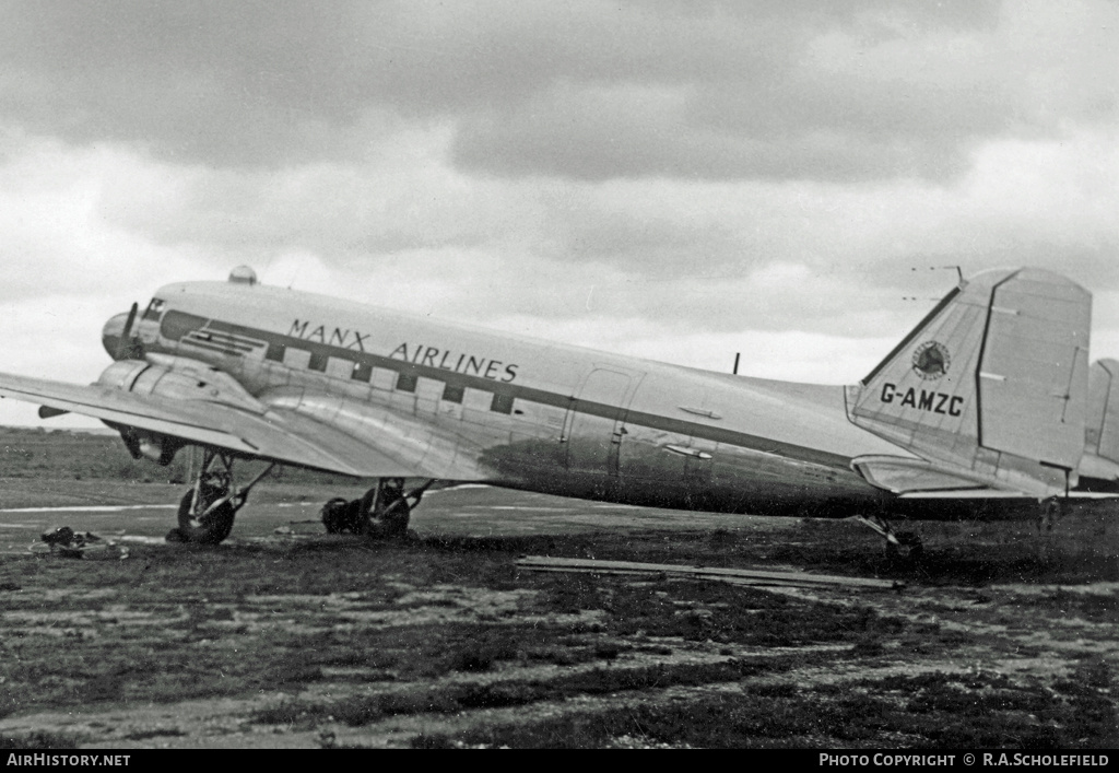 Aircraft Photo of G-AMZC | Douglas C-47B Dakota Mk.4 | Manx Airlines | AirHistory.net #9752