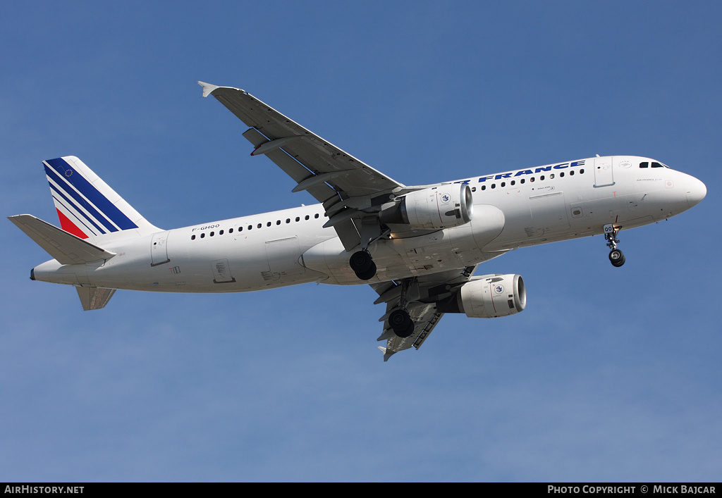 Aircraft Photo of F-GHQO | Airbus A320-211 | Air France | AirHistory.net #9766